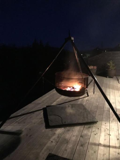 Voss - Flott Hytte I Bavallen Skulestadmo Buitenkant foto